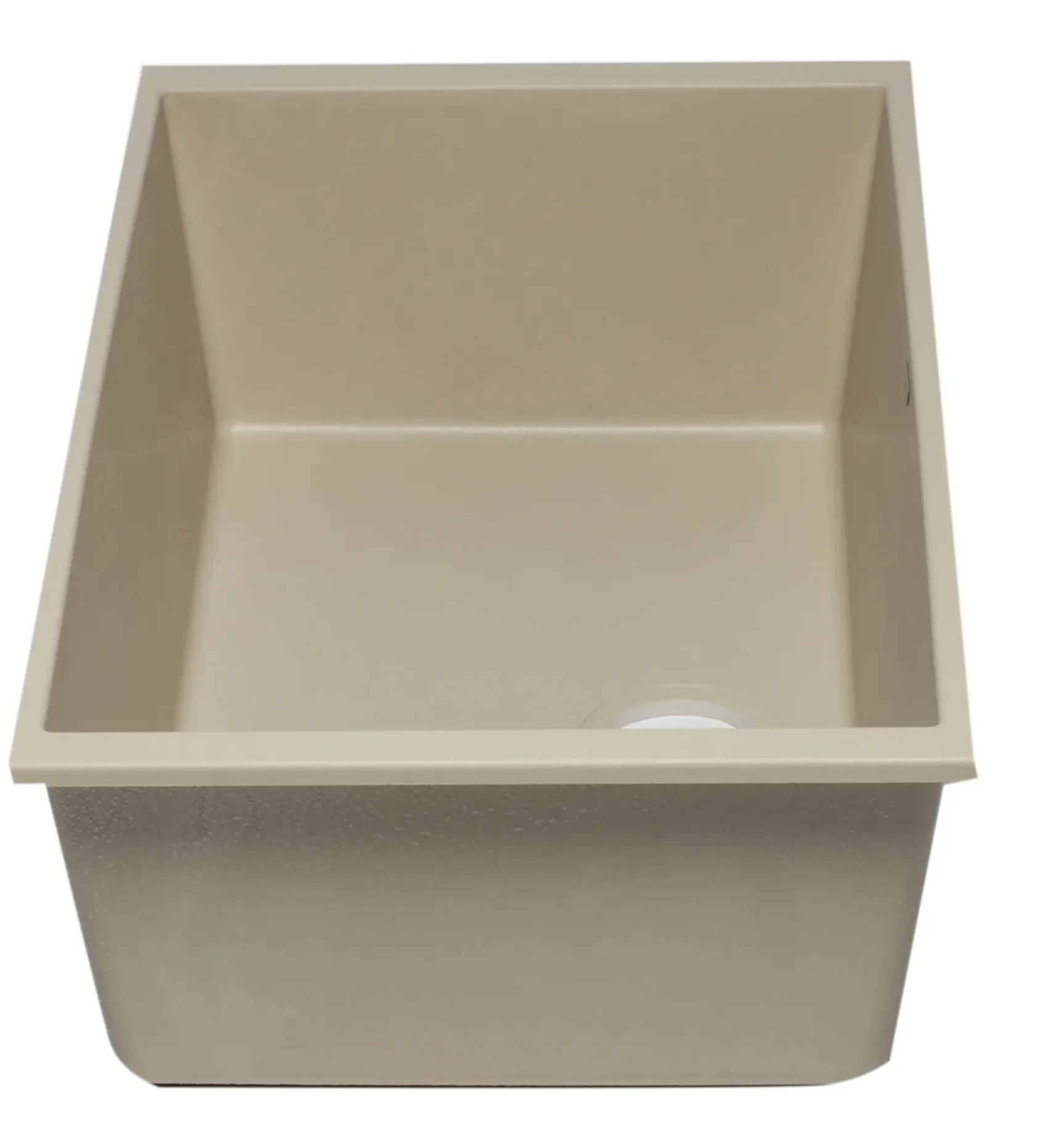 ALFI Biscuit 33" Single Bowl Undermount Granite Composite Kitchen Sink, AB3322UM-B