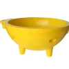 ALFI brand 63" Acrylic Free Standing Circle Bathtub, Yellow, FireHotTub-YE