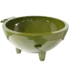 ALFI brand 63" Acrylic Free Standing Circle Bathtub, Olive Green, FireHotTub-OG