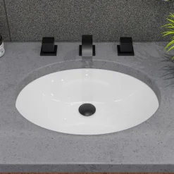 ALFI brand 1.2 GPM Cube Curved Spout Bathroom Faucet, Modern, Black Matte, AB1326-BM