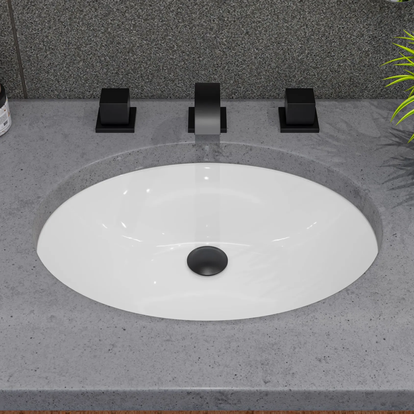ALFI brand 1.2 GPM Cube Curved Spout Bathroom Faucet, Modern, Black Matte, AB1326-BM
