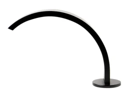 ALFI brand 1.2 GPM Cube Curved Spout Bathroom Faucet, Modern, Black Matte, AB1326-BM
