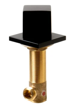 ALFI brand 1.2 GPM Cube Curved Spout Bathroom Faucet, Modern, Black Matte, AB1326-BM