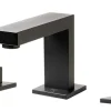 ALFI brand 1.2 GPM Knob Straight Spout Bathroom Faucet, Modern, Black Matte, AB1322-BM