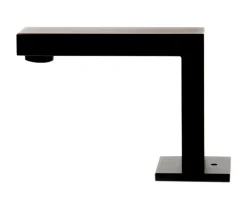 ALFI brand 1.2 GPM Knob Straight Spout Bathroom Faucet, Modern, Black Matte, AB1322-BM