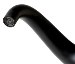 ALFI brand 1.2 GPM Lever Curved Spout Bathroom Faucet, Modern, Black Matte, AB1570-BM