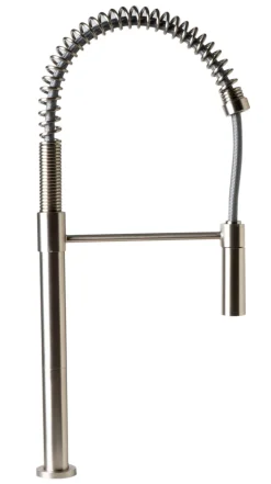 ALFI brand 1.8 GPM Lever Gooseneck Spout Touch Kitchen Faucet, Modern, Gray, Brushed Nickel, ABKF3732-BN