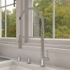 ALFI brand 1.8 GPM Lever Gooseneck Spout Touch Kitchen Faucet, Modern, Gray, Polished Chrome, ABKF3732-PC
