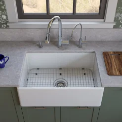 ALFI brand 1.8 GPM Lever Gooseneck Spout Touch Kitchen Faucet, Modern, Gray, Pull Down, Polished Chrome, ABKF3480-PC