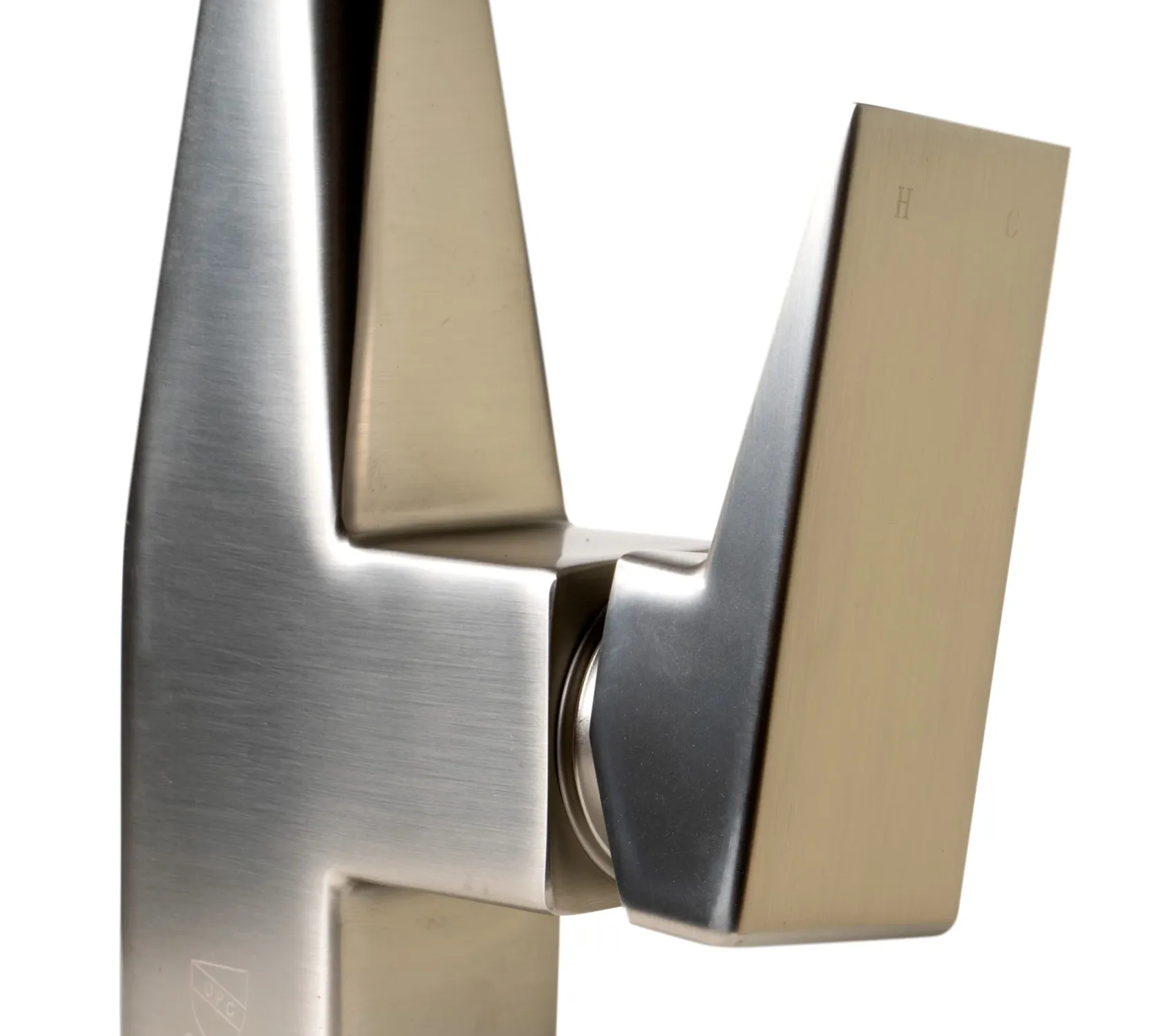 ALFI brand 1.8 GPM Lever Gooseneck Spout Touch Kitchen Faucet, Modern, Gray, Brushed Nickel, ABKF3023-BN