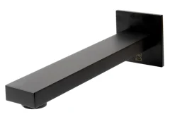 ALFI brand 1.2 GPM Lever Straight Spout Bathroom Faucet, Modern, Black Matte, AB1468-BM