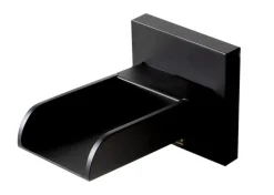 ALFI brand 1.2 GPM Lever Waterfall Spout Bathroom Faucet, Modern, Black Matte, AB1796-BM