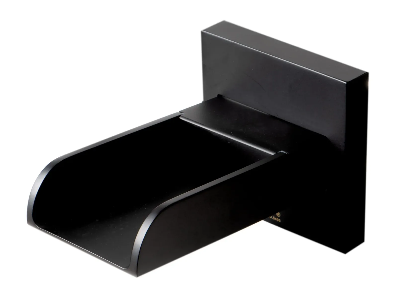 ALFI brand 1.2 GPM Lever Waterfall Spout Bathroom Faucet, Modern, Black Matte, AB1796-BM