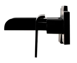 ALFI brand 1.2 GPM Lever Waterfall Spout Bathroom Faucet, Modern, Black Matte, AB1796-BM