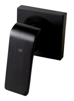 ALFI brand 1.2 GPM Lever Waterfall Spout Bathroom Faucet, Modern, Black Matte, AB1796-BM