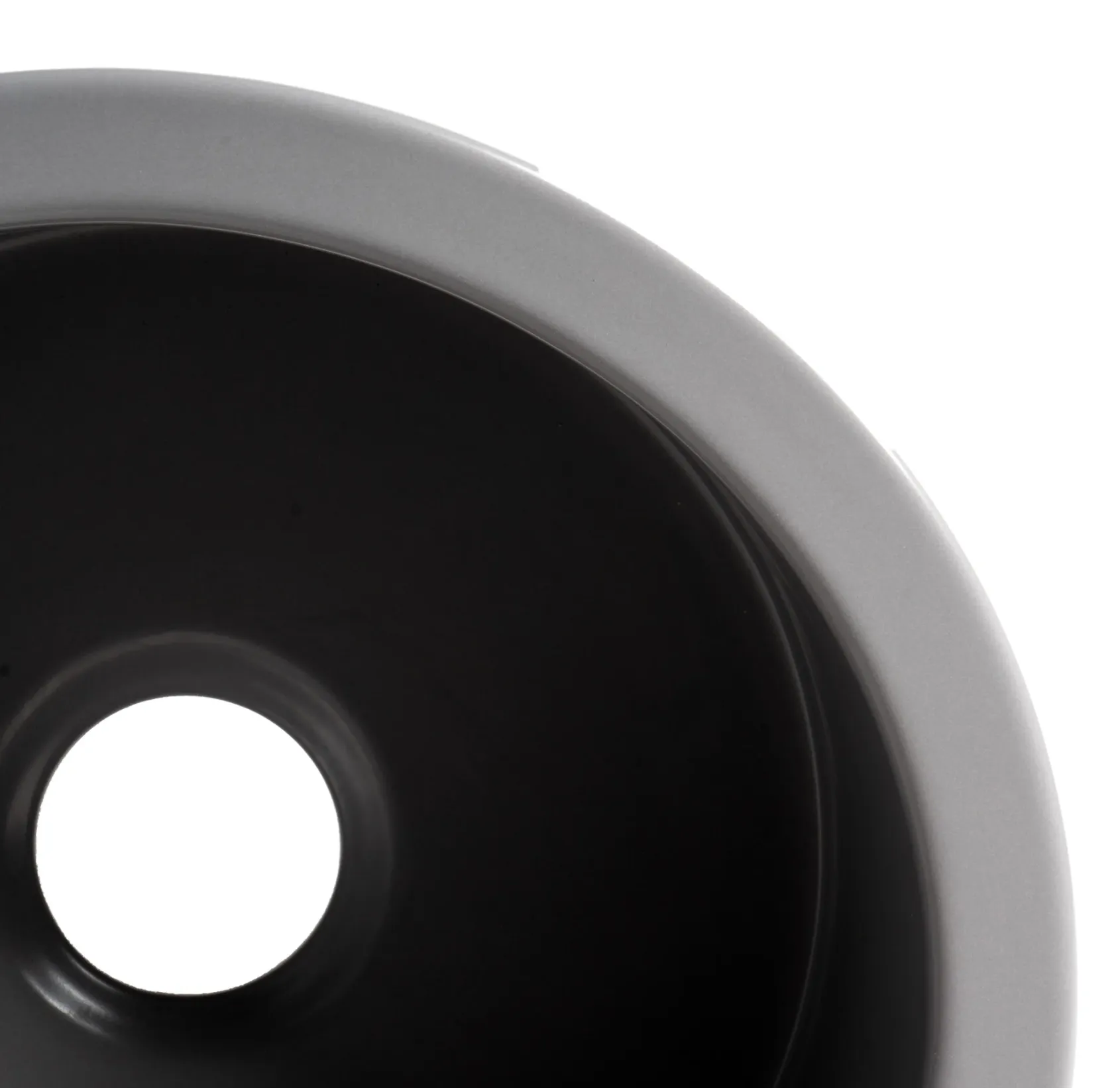 ALFI brand 19" Round Fireclay Bar/Prep Sink, Gray Matte, ABF1818R-GM