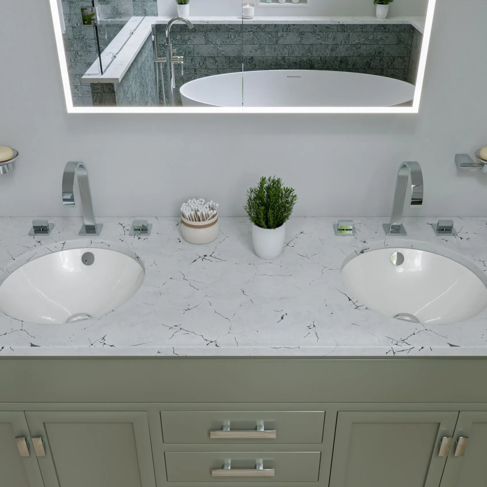 ALFI brand 16.88" x 16.88" Round Under Mount Porcelain Bathroom Sink, White, No Faucet Hole, ABC601