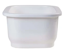 ALFI brand AB1218 Small Rectangular Fireclay Undermount or Drop In Prep / Bar Sink