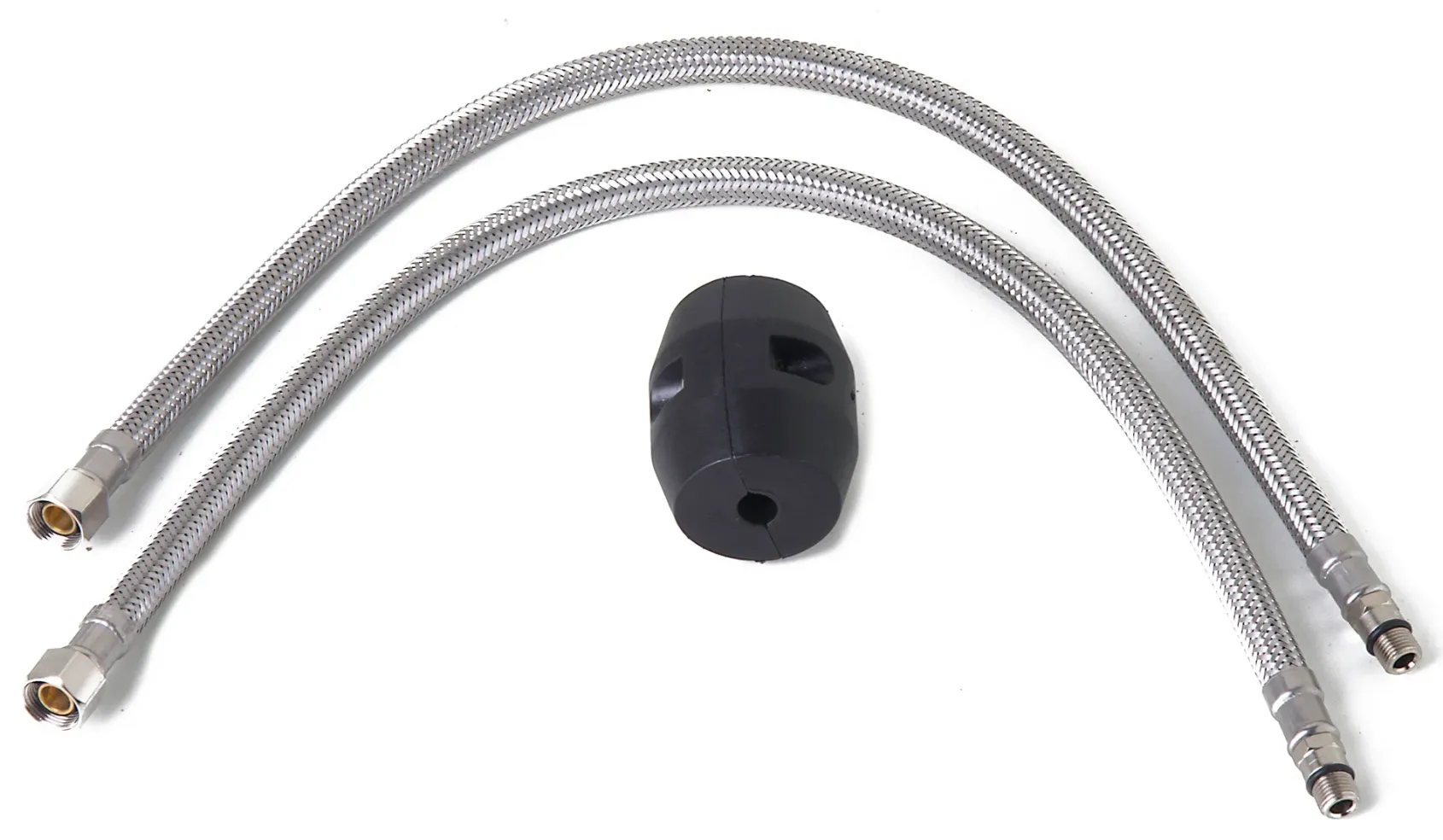 ALFI brand AB2039 Solid Stainless Steel Commercial Spring Kitchen Faucet