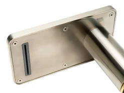 ALFI brand AB2879-BN Brushed Nickel Deck Mounted Tub Filler with Hand Held Showerhead