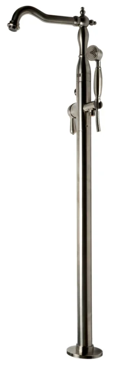 ALFI brand AB2553-BN Brushed Nickel Free Standing Floor Mounted Bath Tub Filler