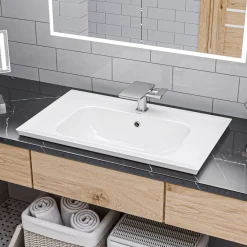 ALFI brand AB1882-BN Brushed Nickel Single-Lever Bathroom Faucet
