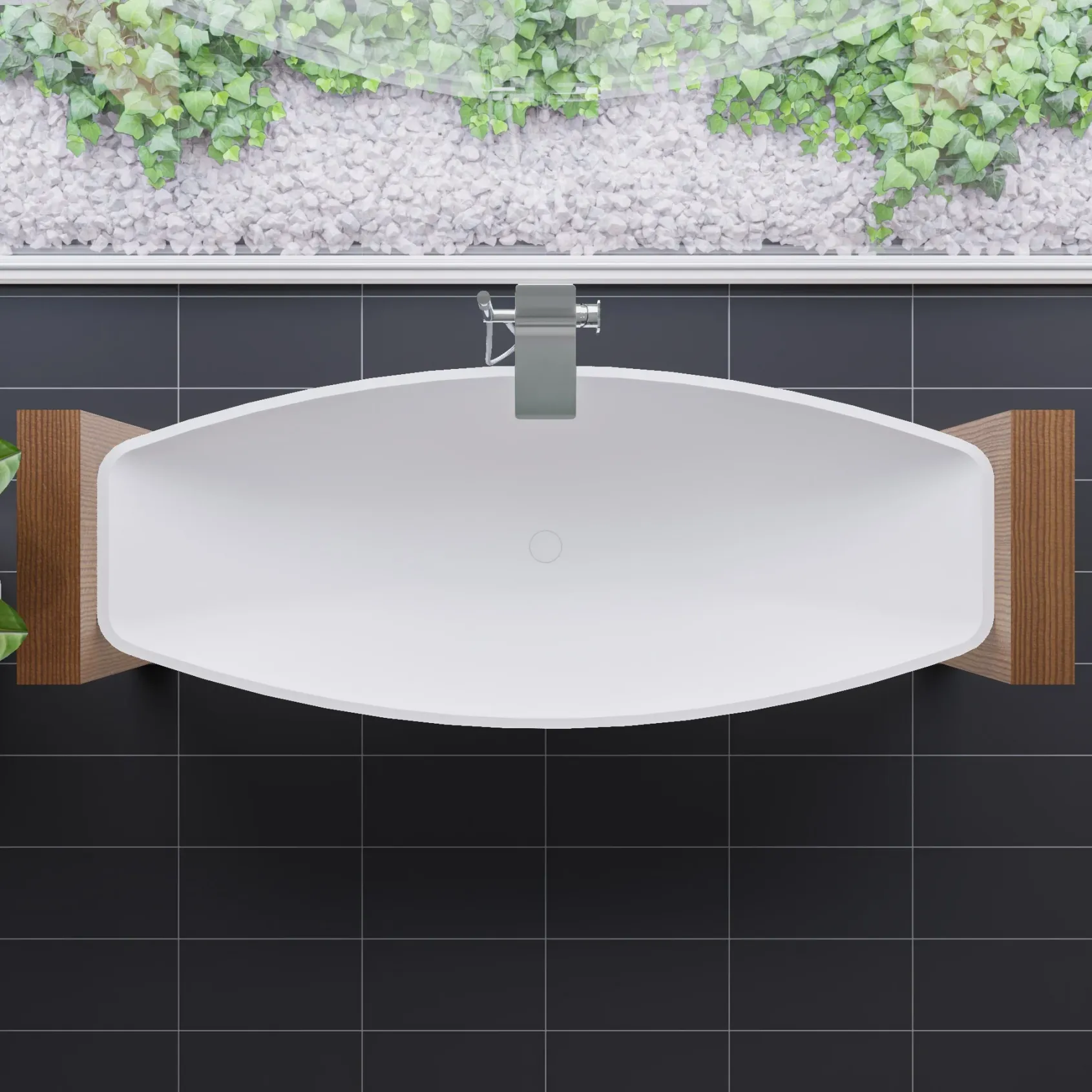 ALFI brand AB2875-PC Polished Chrome Free Standing Floor Mounted Bath Tub Filler
