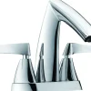 ALFI brand AB1003-PC Polished Chrome Two-Handle 4'' Centerset Bathroom Faucet