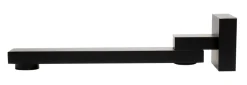 ALFI brand Brass, AB7701-BM Black Matte Square Foldable Tub Spout
