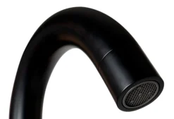 ALFI brand Brass, AB2534-BM Black Matte Single Lever Floor Mounted Tub Filler Mixer w Hand Held Shower Head