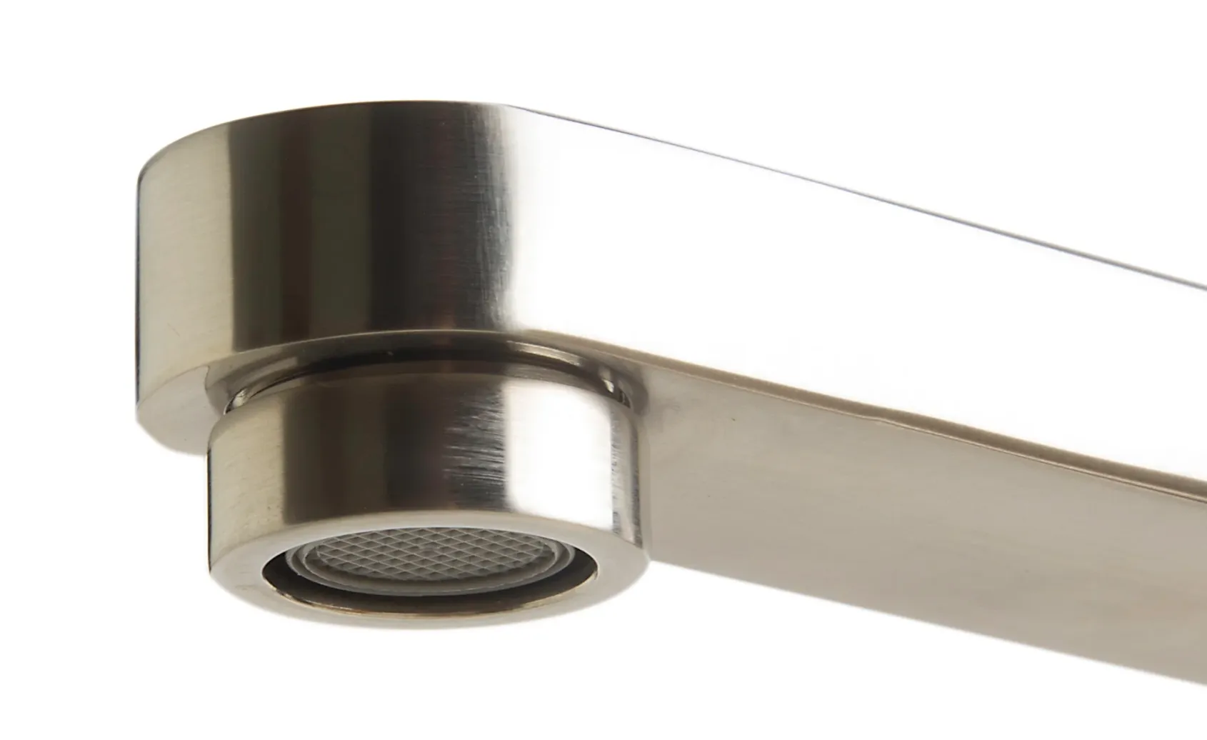 ALFI brand Brass, AB2703-BN Brushed Nickel Deck Mounted Tub Filler and Round Hand Held Shower Head