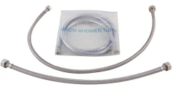 ALFI brand Brass, AB2464-BN Brushed Nickel Deck Mounted 3 Hole Tub Filler & Shower Head