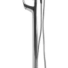 ALFI brand Brass, AB2758-PC Polished Chrome Floor Mounted Tub Filler + Mixer /w additional Hand Held Shower Head