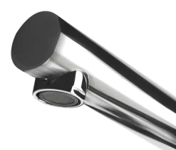ALFI brand Brass, AB2758-PC Polished Chrome Floor Mounted Tub Filler + Mixer /w additional Hand Held Shower Head