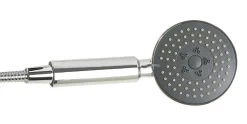 ALFI brand Brass, AB2758-PC Polished Chrome Floor Mounted Tub Filler + Mixer /w additional Hand Held Shower Head