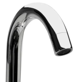 ALFI brand Brass, AB2534-PC Polished Chrome Single Lever Floor Mounted Tub Filler Mixer w Hand Held Shower Head