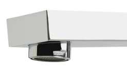 ALFI brand Brass, AB2322-PC Polished Chrome Deck Mounted Tub Filler and Square Hand Held Shower Head
