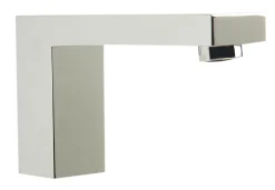 ALFI brand Brass, AB2322-PC Polished Chrome Deck Mounted Tub Filler and Square Hand Held Shower Head
