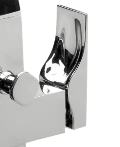ALFI brand Brass, AB2180-PC Polished Chrome Single Lever Floor Mounted Tub Filler Mixer w Hand Held Shower Head