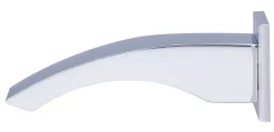 ALFI brand Brass, AB3301-PC Polished Chrome Curved Wallmounted Tub Filler Bathroom Spout