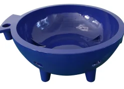 ALFI brand Circle Bathtub, Dark Blue, FireHotTub-DB
