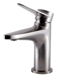 ALFI Brushed Nickel Modern Single Hole Bathroom Faucet, AB1770-BN