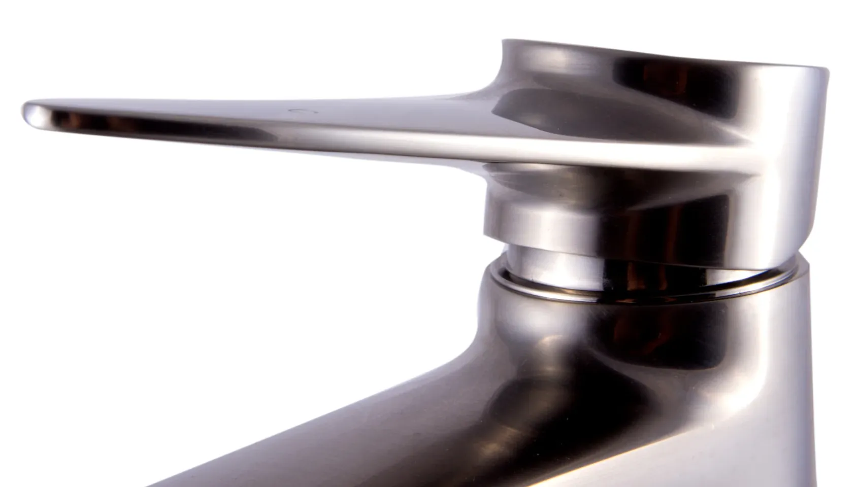 ALFI Brushed Nickel Modern Single Hole Bathroom Faucet, AB1770-BN