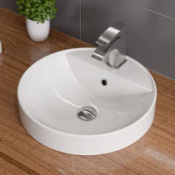 ALFI Brushed Nickel Single Lever Bathroom Faucet, AB1586-BN