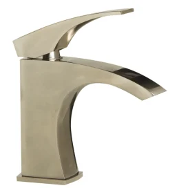 ALFI Brushed Nickel Single Lever Bathroom Faucet, AB1586-BN