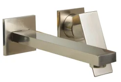 ALFI Brushed Nickel Single Lever Wallmount Bathroom Faucet, AB1468-BN