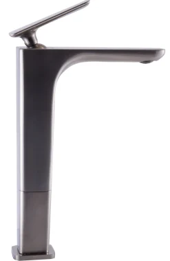 ALFI Brushed Nickel Tall Single Hole Modern Bathroom Faucet, AB1778-BN