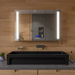 ALFI Brushed Nickel Wall Mounted Bathroom Faucet, AB1472-BN