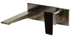 ALFI Brushed Nickel Wall Mounted Bathroom Faucet, AB1472-BN
