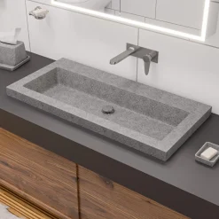 ALFI Brushed Nickel Wall Mounted Modern Bathroom Faucet, AB1772-BN